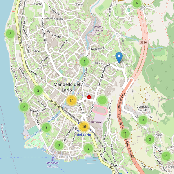 Thumbnail mappa parcheggi di Mandello del Lario