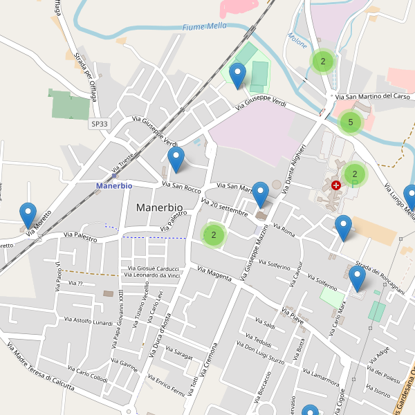 Thumbnail mappa parcheggi di Manerbio