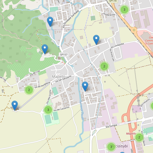 Thumbnail mappa parcheggi di Mapello