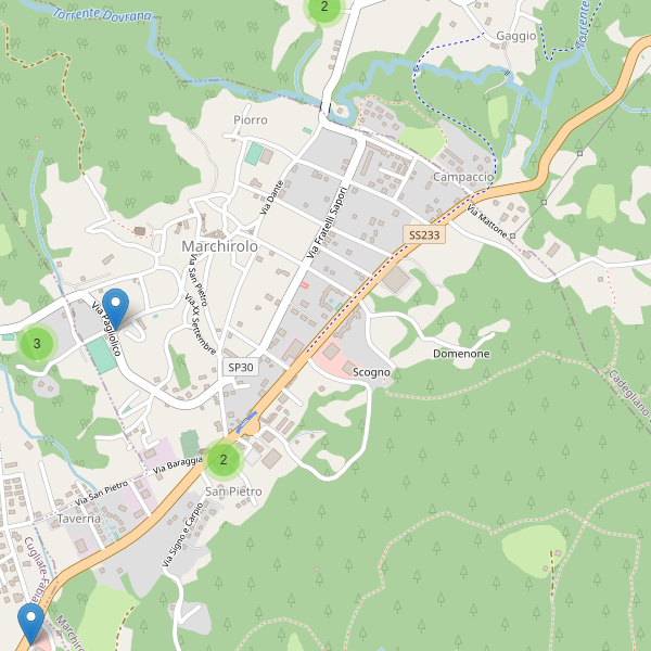 Thumbnail mappa parcheggi di Marchirolo