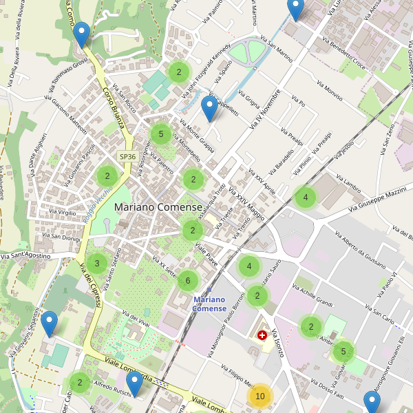 Thumbnail mappa parcheggi di Mariano Comense