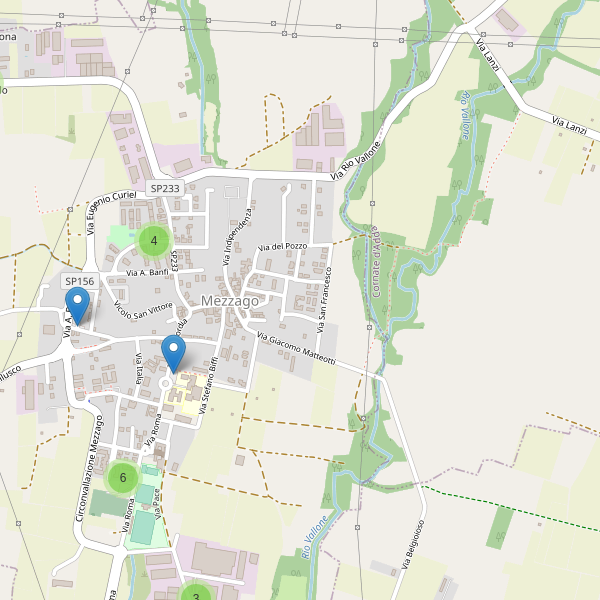 Thumbnail mappa parcheggi di Mezzago