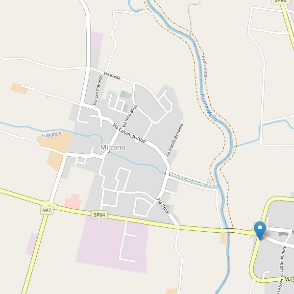 Thumbnail mappa parcheggi di Milzano