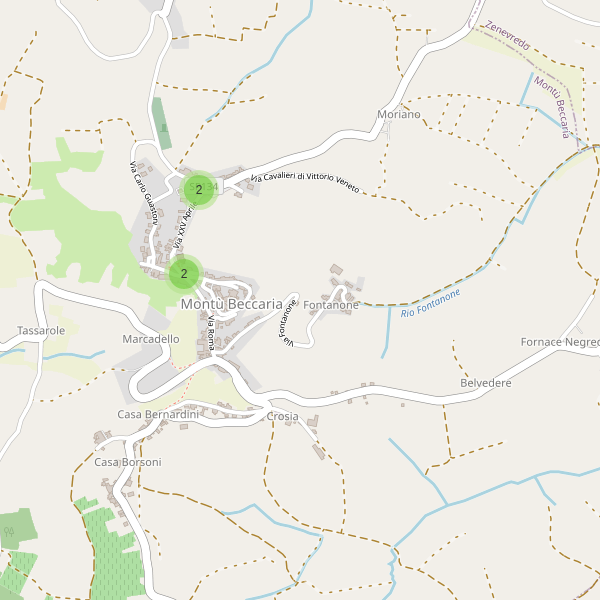 Thumbnail mappa parcheggi di Montù Beccaria
