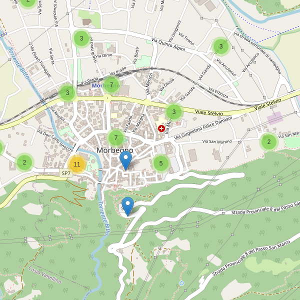 Thumbnail mappa parcheggi di Morbegno