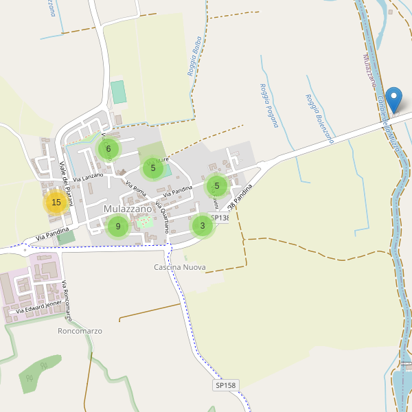 Thumbnail mappa parcheggi di Mulazzano