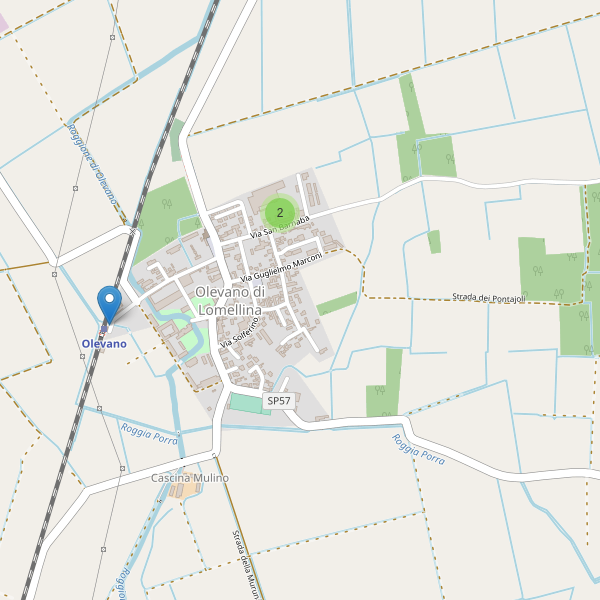 Thumbnail mappa parcheggi di Olevano di Lomellina