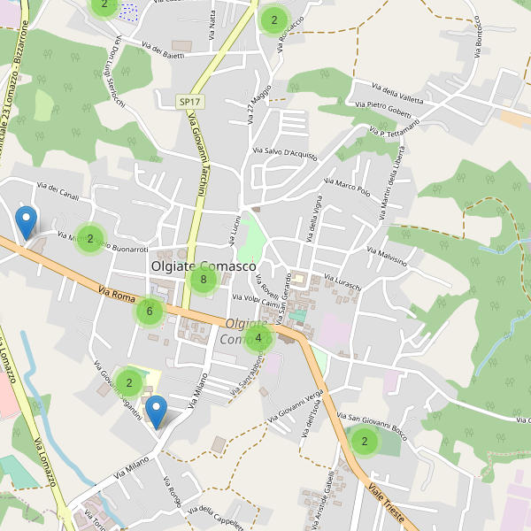 Thumbnail mappa parcheggi di Olgiate Comasco