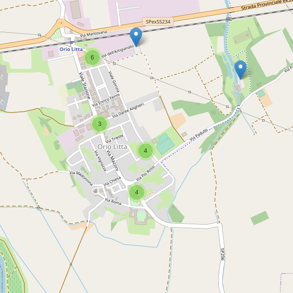 Thumbnail mappa parcheggi di Orio Litta