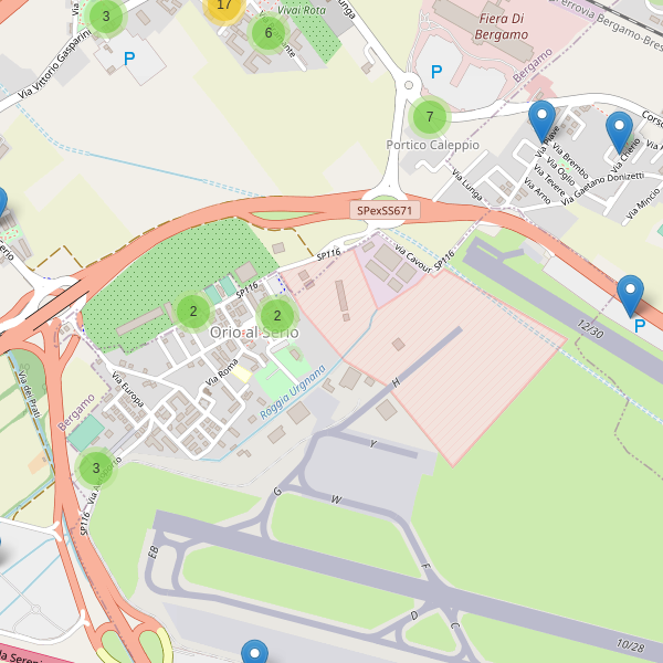 Thumbnail mappa parcheggi di Orio al Serio