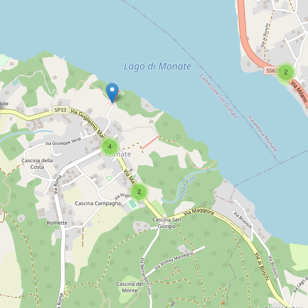 Thumbnail mappa parcheggi di Osmate
