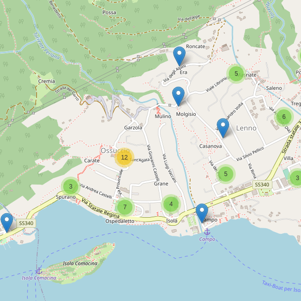 Thumbnail mappa parcheggi di Ossuccio