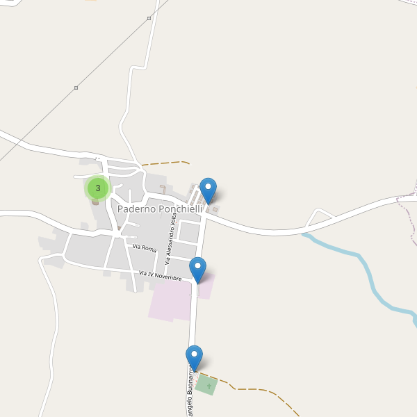 Thumbnail mappa parcheggi di Paderno Ponchielli