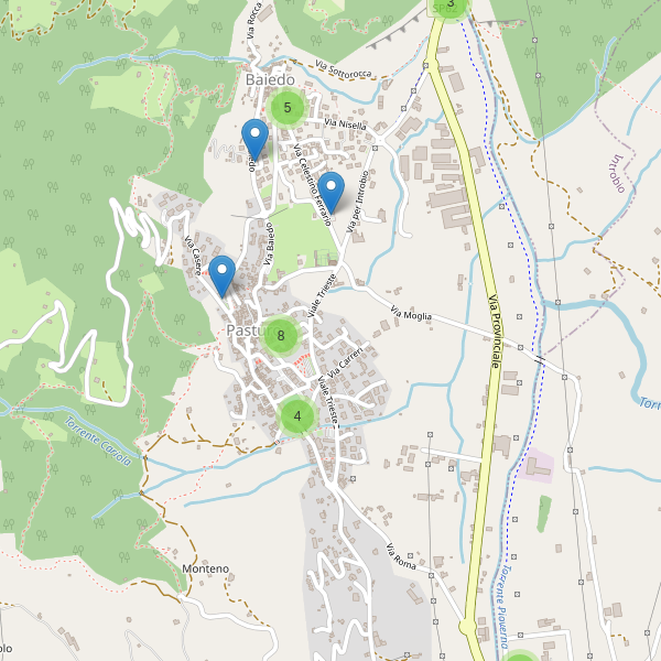 Thumbnail mappa parcheggi di Pasturo