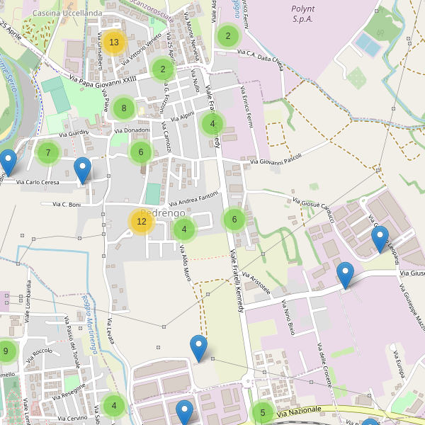 Thumbnail mappa parcheggi di Pedrengo