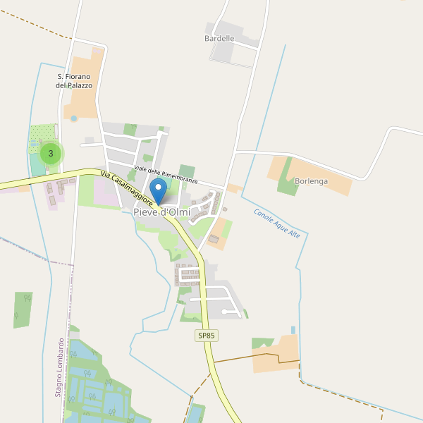 Thumbnail mappa parcheggi di Pieve d'Olmi