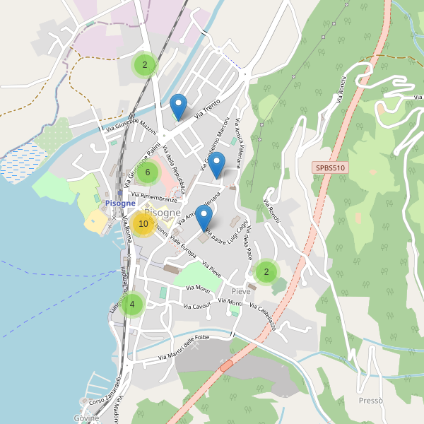 Thumbnail mappa parcheggi di Pisogne