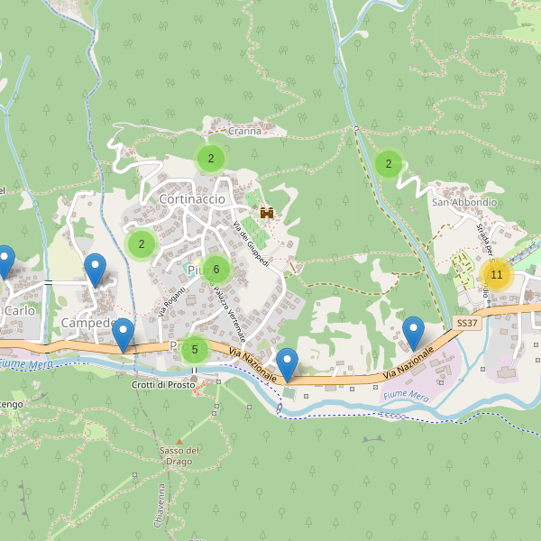 Thumbnail mappa parcheggi di Piuro
