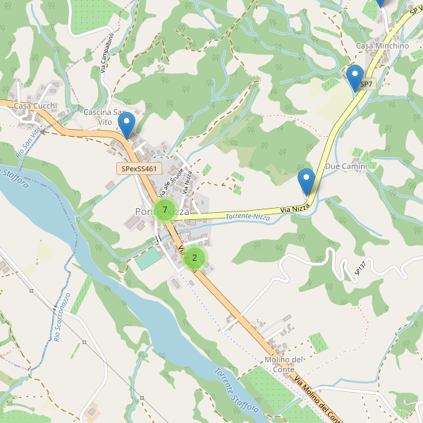 Thumbnail mappa parcheggi di Ponte Nizza