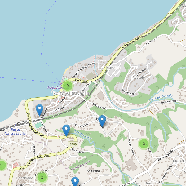 Thumbnail mappa parcheggi di Porto Valtravaglia