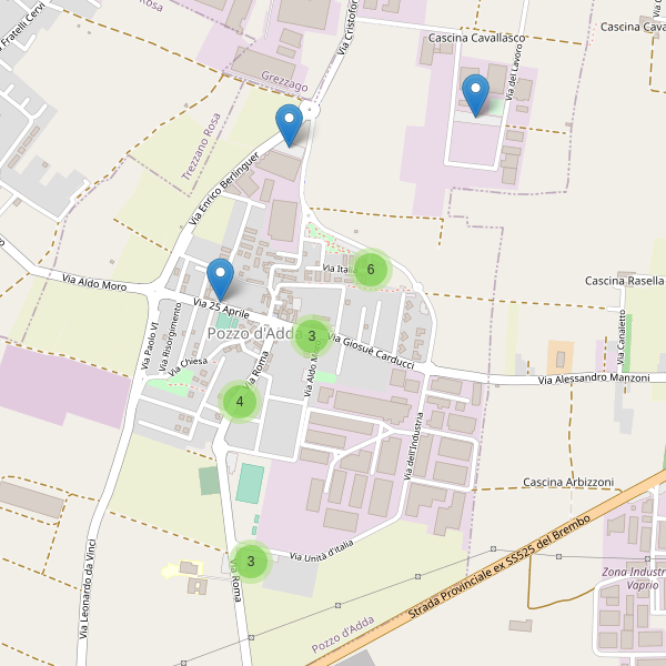 Thumbnail mappa parcheggi di Pozzo d'Adda