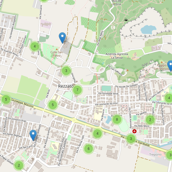 Thumbnail mappa parcheggi di Rezzato