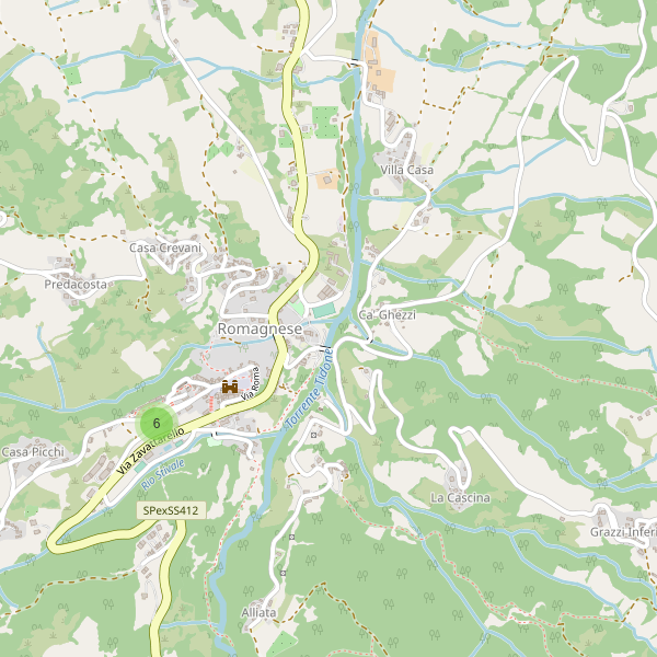 Thumbnail mappa parcheggi di Romagnese