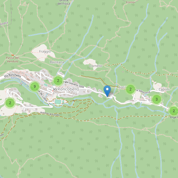 Thumbnail mappa parcheggi di Roncobello