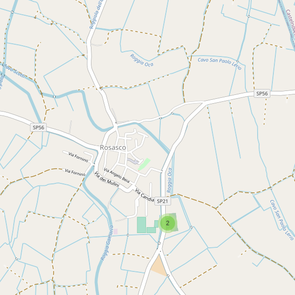 Thumbnail mappa parcheggi di Rosasco
