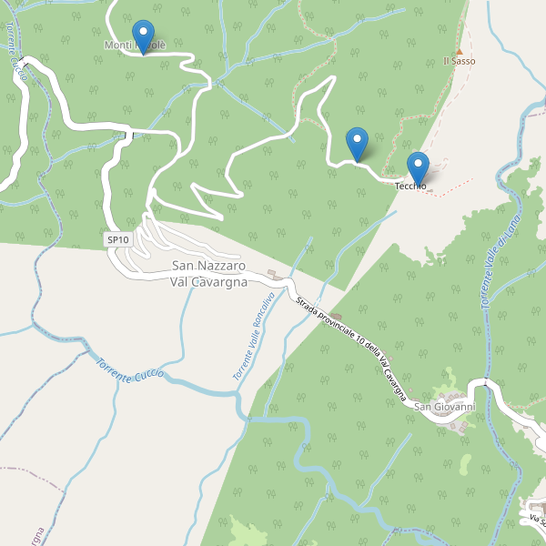 Thumbnail mappa parcheggi di San Nazzaro Val Cavargna