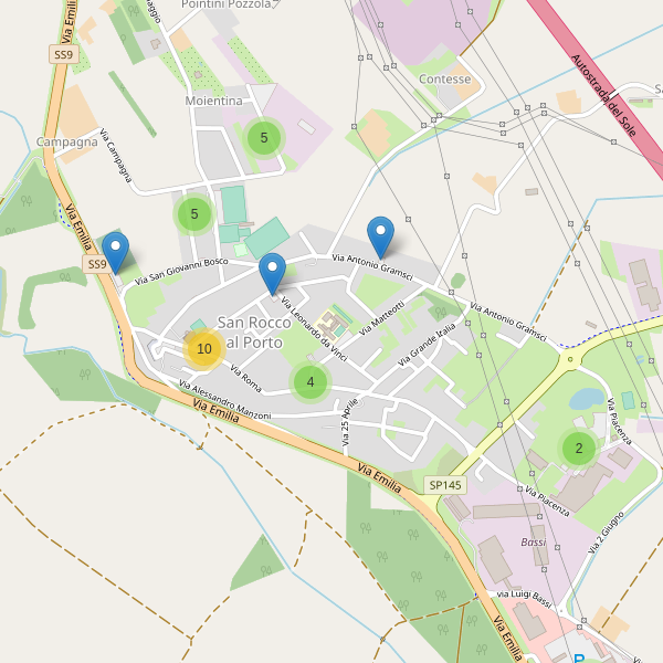 Thumbnail mappa parcheggi di San Rocco al Porto
