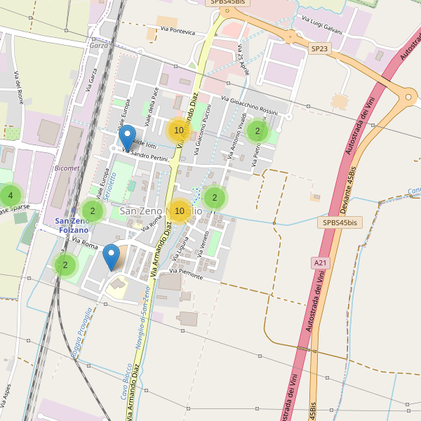 Thumbnail mappa parcheggi di San Zeno Naviglio