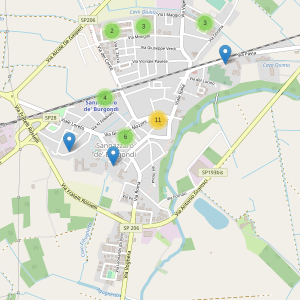 Thumbnail mappa parcheggi di Sannazzaro de' Burgondi