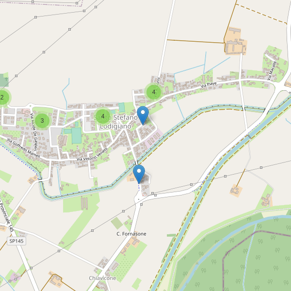 Thumbnail mappa parcheggi di Santo Stefano Lodigiano
