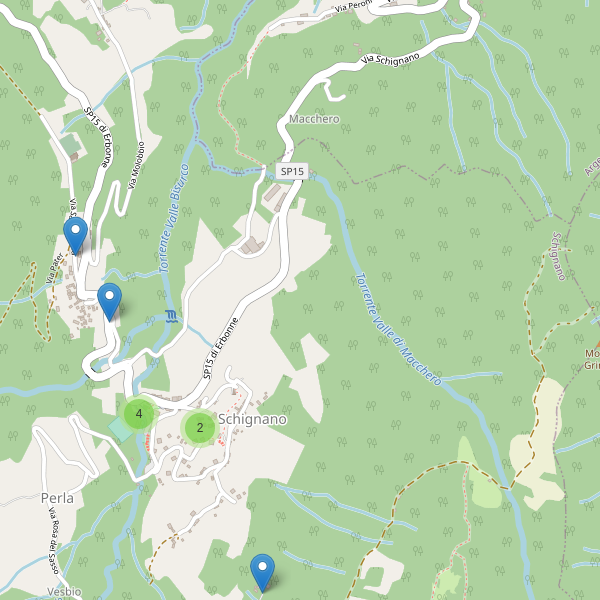 Thumbnail mappa parcheggi di Schignano