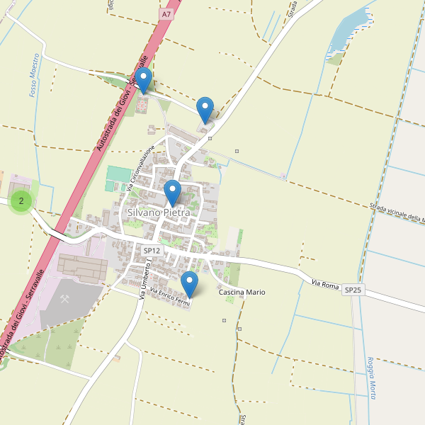 Thumbnail mappa parcheggi di Silvano Pietra