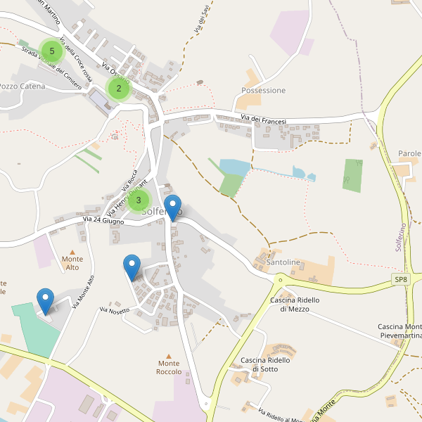 Thumbnail mappa parcheggi di Solferino