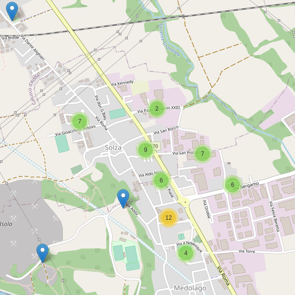 Thumbnail mappa parcheggi di Solza