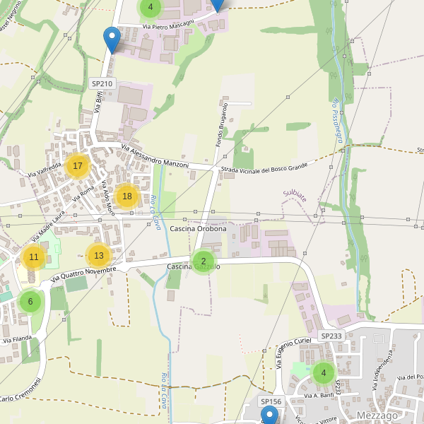 Thumbnail mappa parcheggi di Sulbiate