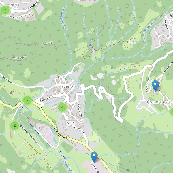 Thumbnail mappa parcheggi di Taceno