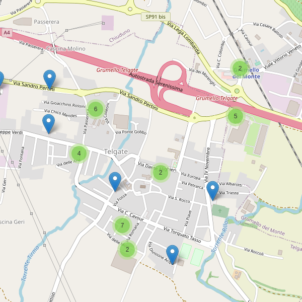 Thumbnail mappa parcheggi di Telgate