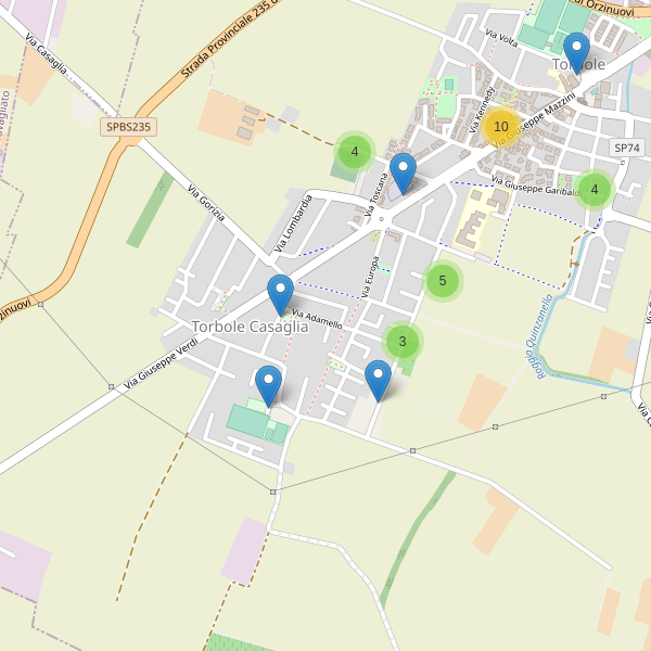Thumbnail mappa parcheggi di Torbole Casaglia