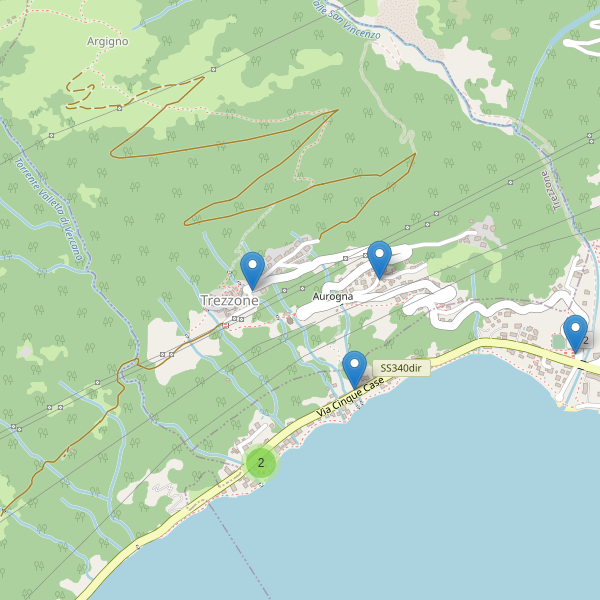 Thumbnail mappa parcheggi di Trezzone