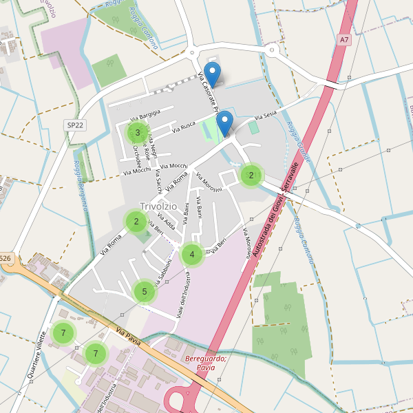Thumbnail mappa parcheggi di Trivolzio