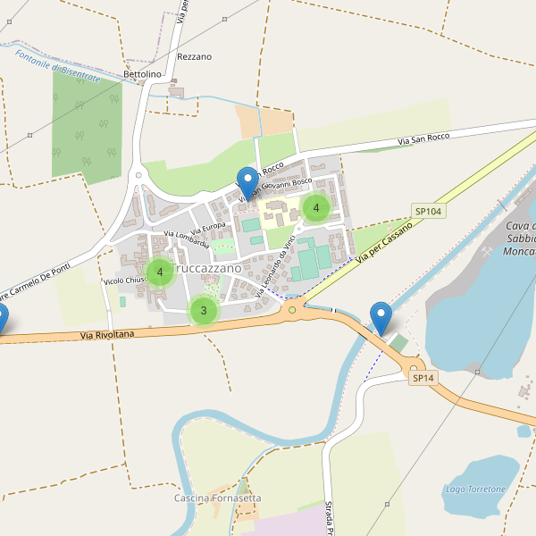 Thumbnail mappa parcheggi di Truccazzano