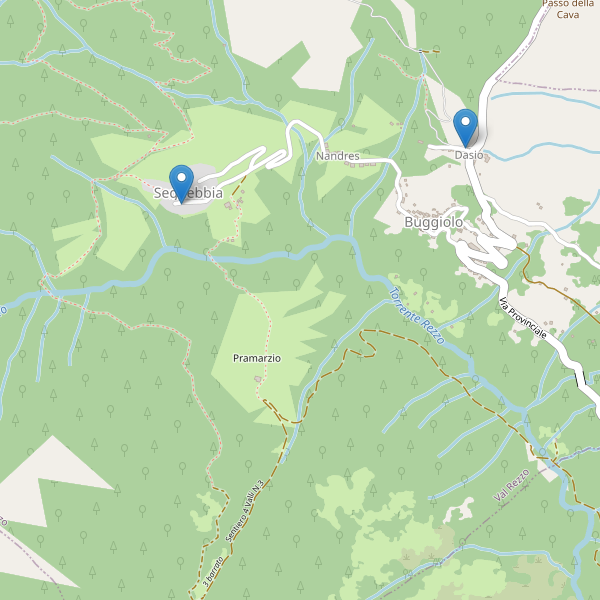 Thumbnail mappa parcheggi di Val Rezzo