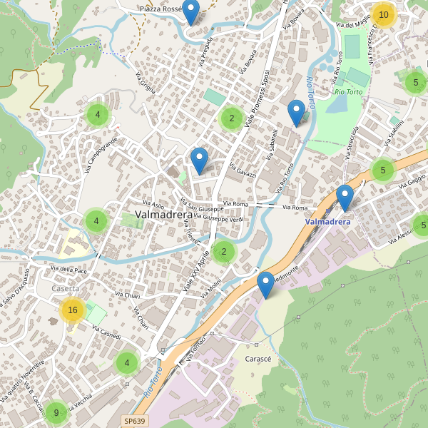 Thumbnail mappa parcheggi di Valmadrera
