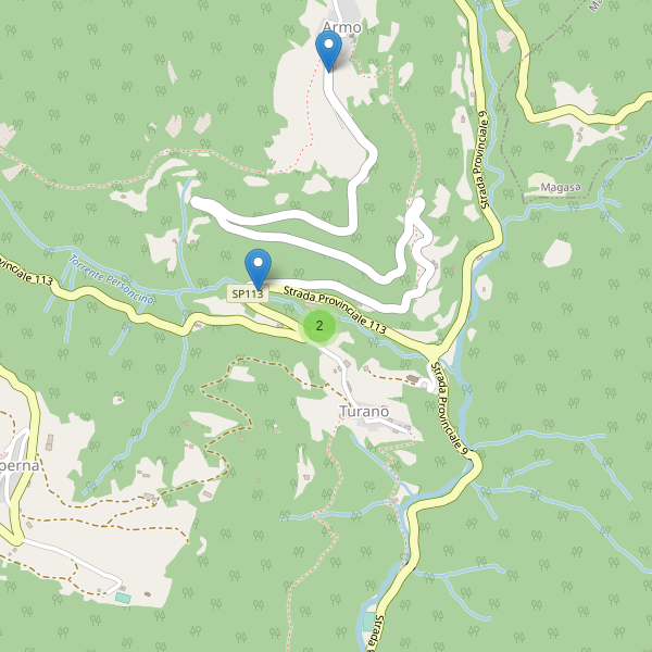 Thumbnail mappa parcheggi di Valvestino