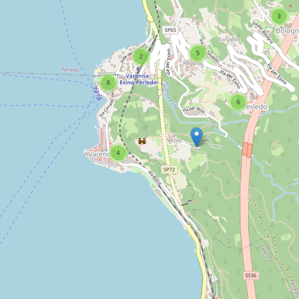 Thumbnail mappa parcheggi di Varenna
