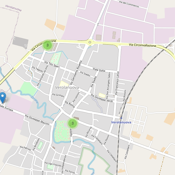 Thumbnail mappa parcheggi di Verolanuova